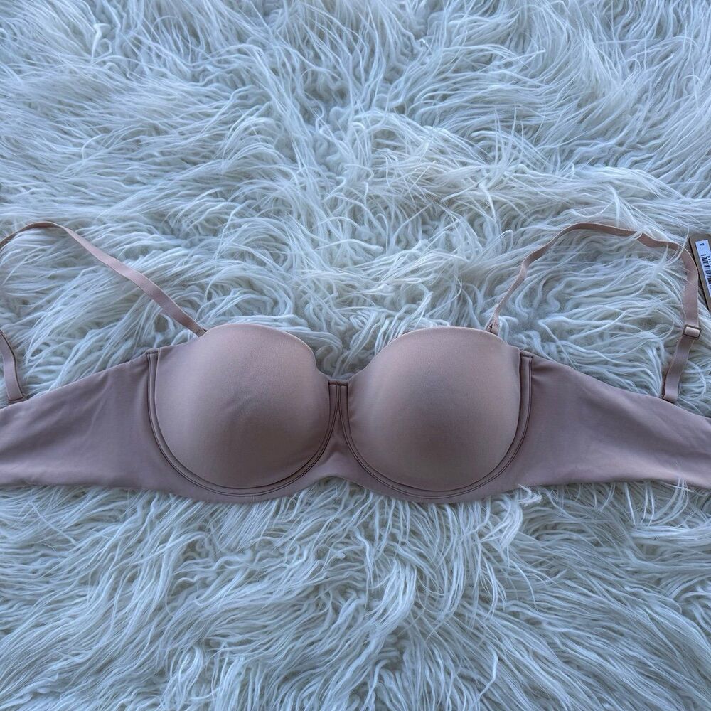 Skims Fits Everybody Strapless Bra Mica Size 34C
